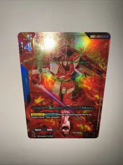GUNDAM TCG CARD GAME UNICORN GUNDAM (UNICORN MODE) GD01-005 R+ FOIL ENG NEWTYPE - Image 5
