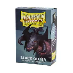 Arcane Tinmen Card Protection Outer Sleeves - Black SW (New) - Image 1