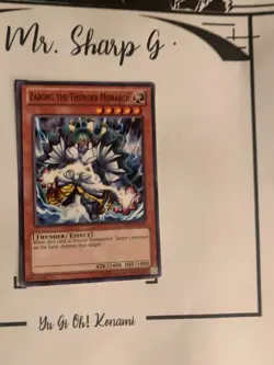 ZABORG THE THUNDER MONARCH - BP01-EN132 ENGLISH Yu-Gi-Oh! CARD COMMON KONAMI TCG - Image 2