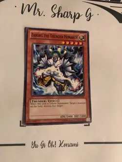 ZABORG THE THUNDER MONARCH - BP01-EN132 ENGLISH Yu-Gi-Oh! CARD COMMON KONAMI TCG - Image 4