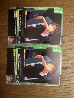 Gundam Card Game TCG English Duo Maxwell R Alternate Art GD01-090 NM - Lot 2 - Image 1