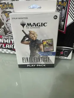 Magic The Gathering Final Fantasy Play Pack - 3 Play Boosters w/ Promo Card - Image 1