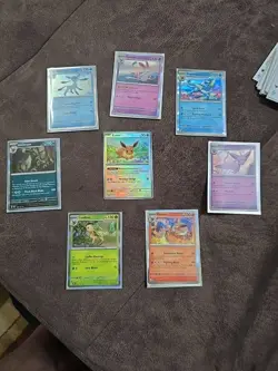 Eeveelotion Pokemon Card Lot Lot Master Ball Holo Eevee - Image 1