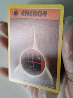 Pokemon Card WOTC Fighting Energy 97/102 Base Non-holo Unlimited 1999 - NM - Image 2