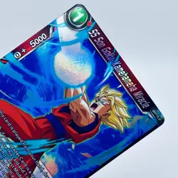 Dragon Ball Super Card Game SS Son Goku, Kamehameha Miracle Foil Rare Card - Image 3