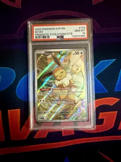 Pokemon TCG Eevee ETB Promo Prismatic Evolutions Sealed Illustration Rare Card - Image 1