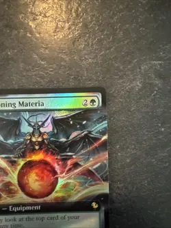 Summoning Materia (Extended Art) Final Fantasy Commander Foil - NM #124 MTG FIC - Image 2