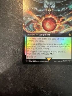 Summoning Materia (Extended Art) Final Fantasy Commander Foil - NM #124 MTG FIC - Image 4