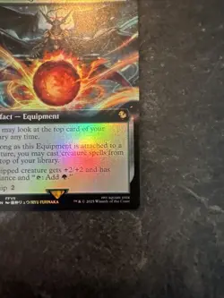 Summoning Materia (Extended Art) Final Fantasy Commander Foil - NM #124 MTG FIC - Image 5