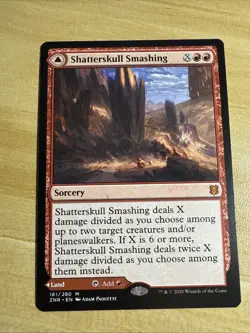 Shatterskull Smashing 161/280 Non Foil Mythic Zendikar Rising MTG Near Mint - Image 1