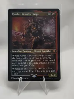 MTG Kardur, Doomscourge (Foil) #005 Mythic Starter Commander Decks (SCD) NM - Image 1