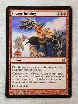 NM Savage Beating Darksteel Mtg Magic the Gathering - Image 1