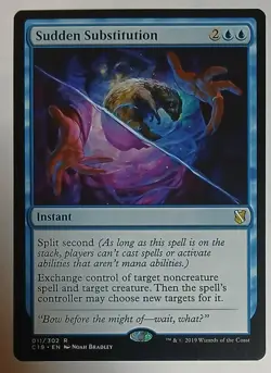 Sudden Substitution #11 (NM) Commander 2019 C19 Magic MTG - Image 1
