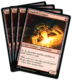 x4 Slagdrill Scrapper - 0160 - Edge of Eternities - MTG - NM Ships Now - Image 1