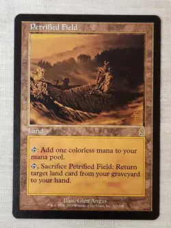 NM Petrified Field Odyssey Mtg Magic the Gathering - Image 1