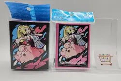 Pokemon Center Japan Official Lillie & Clefairy 64 Card Sleeves & Deck Box Case - Image 1