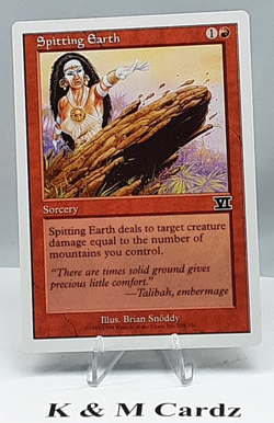 MTG - 6th Edition - Spitting Earth - #208 - Lightly Played - Image 1