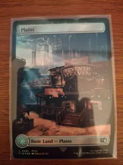 Plains (0295) Final Fantasy Foil MTG NM Magic Land Card - Image 1