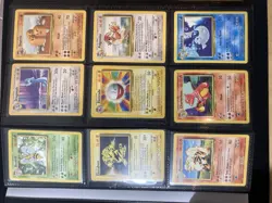1999 Pokemon Base Set COMPLETE Unlimited Lp Edition NON HOLO Cards #17-102 Lot - Image 1