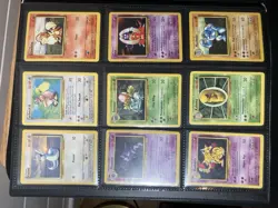 1999 Pokemon Base Set COMPLETE Unlimited Lp Edition NON HOLO Cards #17-102 Lot - Image 2