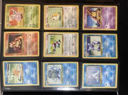 1999 Pokemon Base Set COMPLETE Unlimited Lp Edition NON HOLO Cards #17-102 Lot - Image 3
