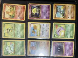 1999 Pokemon Base Set COMPLETE Unlimited Lp Edition NON HOLO Cards #17-102 Lot - Image 4