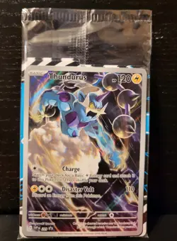 Pokemon Black Bolt and White Flare ETB promo Thundurus and Tornadus ENGLISH - Image 4