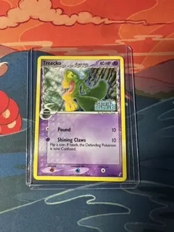 Treecko (Delta Species) - 68/100 - Reverse Holo Crystal Guardians Pokemon MP - Image 1