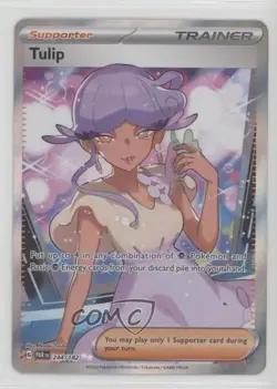 Tulip Ultra Rare Pokemon Scarlet & Violet Paradox Rift (PAREN) #244 12up - Image 1