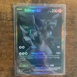 Zekrom Ex 172/086 Black Bolt English Pokemon Mint Condition PACK FRESH Sleeved - Image 1