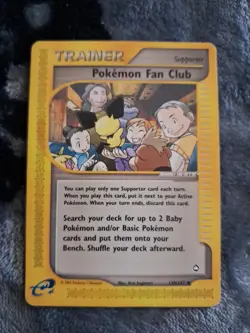 Pokemon Fan Club 130/147 Aquapolis Regular LP - Fast Shipping - Image 1