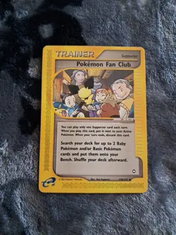 Pokemon Fan Club 130/147 Aquapolis Regular LP - Fast Shipping - Image 2