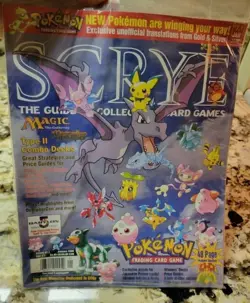 SCRYE Pokemon Magazine cover, Issue #7.1 January 2000 Sealed NEW Pokemon - Image 1