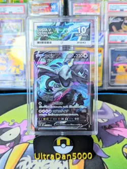 ACE 10 Lugia V 110/098 Pristine Pokemon Card Alt Art PERFECT SUB-GRADES - Image 1