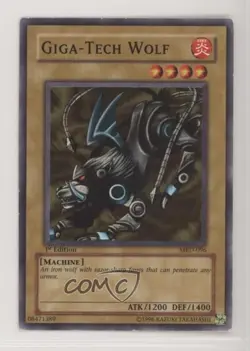 Giga-Tech Wolf 1st Ed. YuGiOh Metal Raiders #MRD-096 2002 00q0 - Image 1