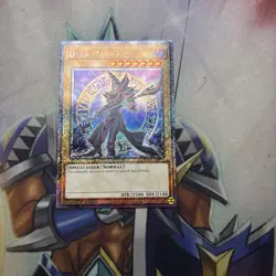 Dark Magician Platinum Secret Rare RA04-EN106 Yugioh 8th artwork - Image 1