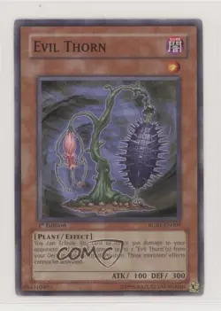 Evil Thorn 1st Ed. YuGiOh Raging Battles #RGBT-EN009 2009 7xr - Image 1