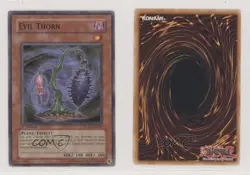 Evil Thorn 1st Ed. YuGiOh Raging Battles #RGBT-EN009 2009 7xr - Image 3
