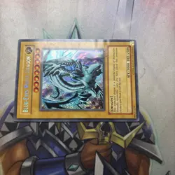 Blue-Eyes White Dragon BPT-009 Secret Rare Yugioh MP/HP - Image 2