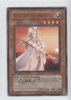 Sage of Silence (Rare) 1st Ed. YuGiOh Strike the Neos #STON-EN015 2007 0b5 - Image 1