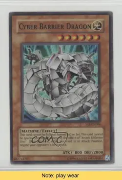 Cyber Barrier Dragon Unlimited YuGiOh Shadow of Infinity #SOI-EN006 READ 0b5 - Image 1