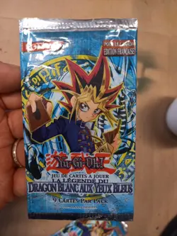 yugioh booster the legend of the white dragon with blue eyes french empty - Image 1