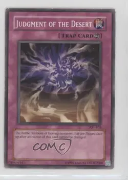 Judgment of the Desert Unlimited YuGiOh Ancient Sanctuary #AST-103 2004 0yj1 - Image 1