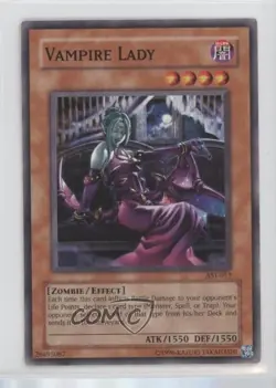 Vampire Lady Unlimited YuGiOh Ancient Sanctuary #AST-013 2004 0xr2 - Image 1