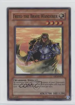 Super Rare - Freed the Brave Wanderer Unlimited YuGiOh Invasion of Chaos 0e3 - Image 1