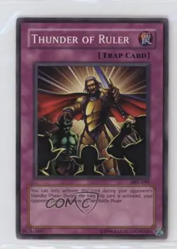 Thunder of Ruler Unlimited YuGiOh Magician's Force #MFC-042 2003 00q0 - Image 1