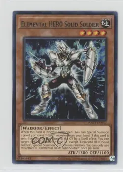 Elemental HERO Solid Soldier (R) Unlimited YuGiOh Toon Chaos #TOCH-EN040 0d08 - Image 1