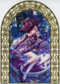 ❤NAVIA - METAL - Goddess Story Anime Waifu Card - FLOURISHING FLOWERS - GENSHIN - Image 1
