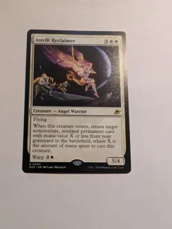 R 0004 Astelli Reclaimer Angel Warrior Edge of Eternities Rare EOE MTG Card - Image 1