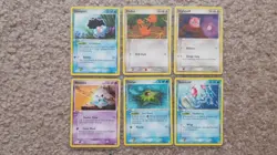 Pokemon EX Hidden Legends 6 Card Lot Commons Mostly LP Lightly Played - Image 1
